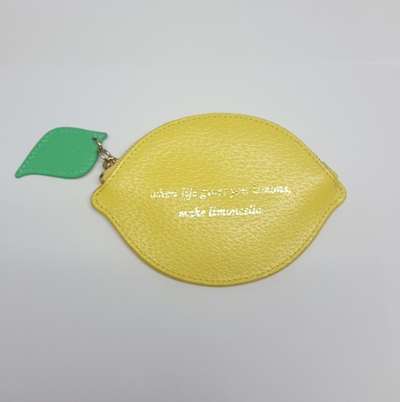 NWOT Kate Spade Lemon Wedge Coin Purse - Picture 4 of 8